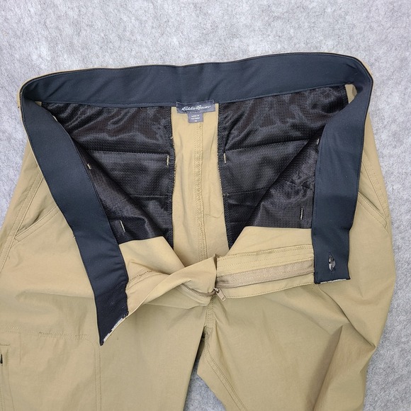 Eddie Bauer‎ Hiking Utility Pants Mens 36x31 Khaki Stretch Nylon Chino Outdoors - Picture 4 of 10